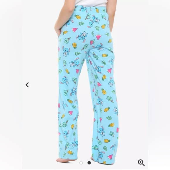 Disney Lilo & Stitch Fruit Pajama Set Blue Medium Large - Picture 6 of 15